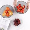 Nordic Style Iron Drain Basket Fruit Bowl for Living Room Kitchen Supplies