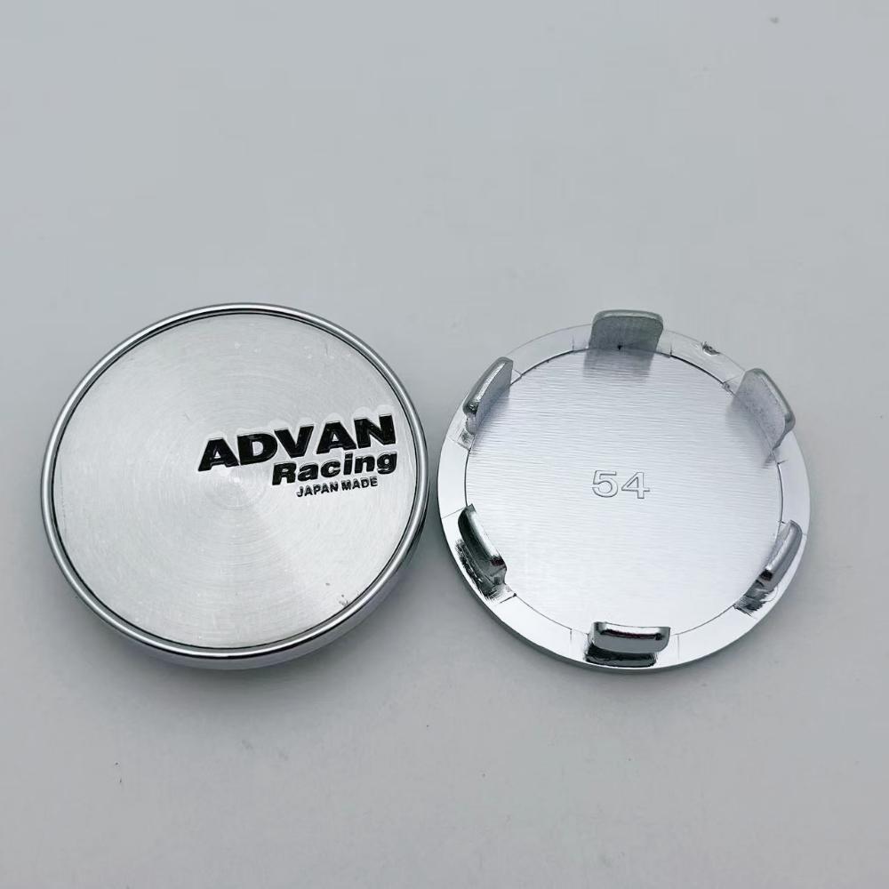 4pcs 54mm Advan Racing Logo Emblem Car Wheel Center Caps Car Accessories for Wheel Centre Cover Auto Rims Dust Cover Hubcaps