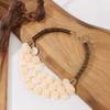 Collana MultiStrato Rotonda Geometrica in Acrilico e Legno Fatta a Mano Gioiello da Collo Donna per Vacanze Estive Accessorio