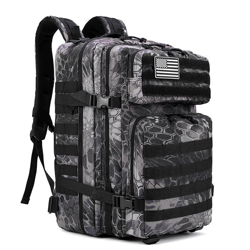 Großvolumiger Taktischer Outdoor-Rucksack - Bergsteigen, Lastenreduzierung, Oxford-Gewebe, Herren-Reisetasche