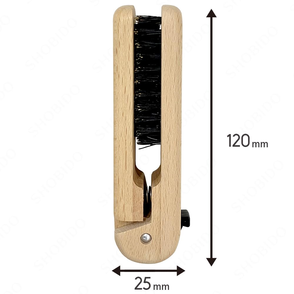 Shobido SPV81566 Mini Twin Brush Hair Curling Brush Comb SPV81566