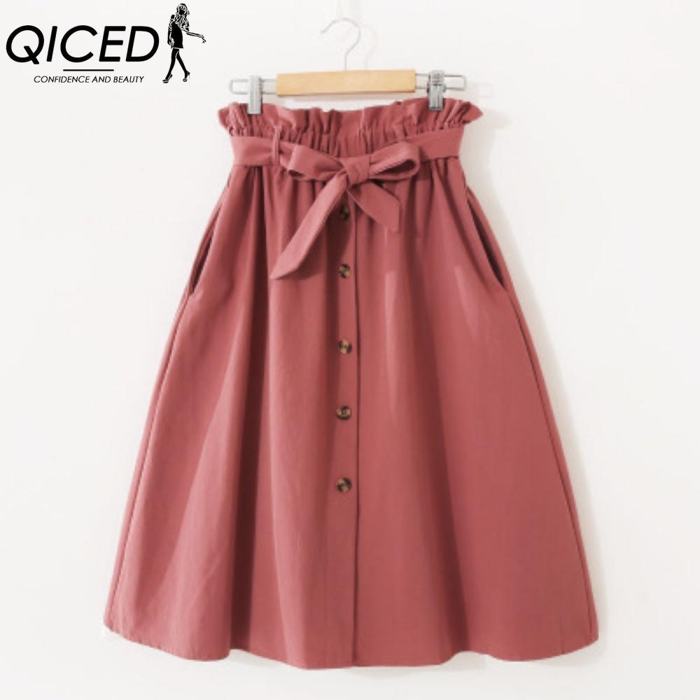 QICED Women's Fashion Casual Summer Spring Skirt