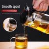 Heat-Resistant Multi-Use Teapot with Filtration - Customizable Logo for Gift or Tea Ceremony