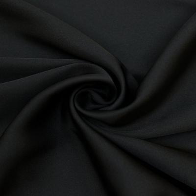 Black Silk Chiffon Fabric
