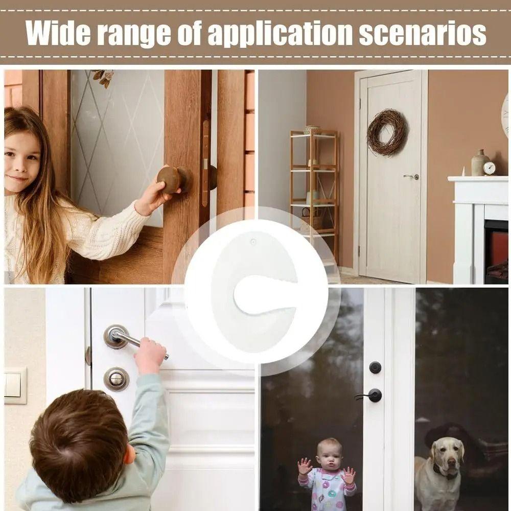 Anti-slip Strips Child Safety Door Stopper Silicone Finger Pinch Guard Door Block Set  Bedroom