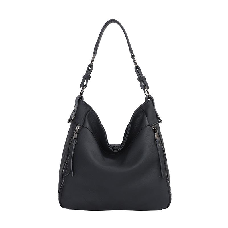 Everything Women Bag Middle-aged Mother Bag Single Shoulder Crossbody Bag Soft Leather Backpack Patchwork