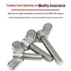 304 Stainless Steel Butterfly Weld Screw Yuanbao Hand-Tight Horn Bolt M3-M16