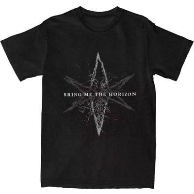 Men's Women's T Shirt BMTH Bring Me The Horizons T Shirts Harajuku Metal Music Goth Tee Shirt Y2K Casual Cotton Oversized Tops