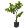 VidaXL Artificial Pine Bonsai with Pot 60 Cm Green