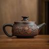 Jianshui Clay Purple Pottery Teapot Hand Painted Antique Relief Teapot Household Teapot Kungfu Tea Set Kettle