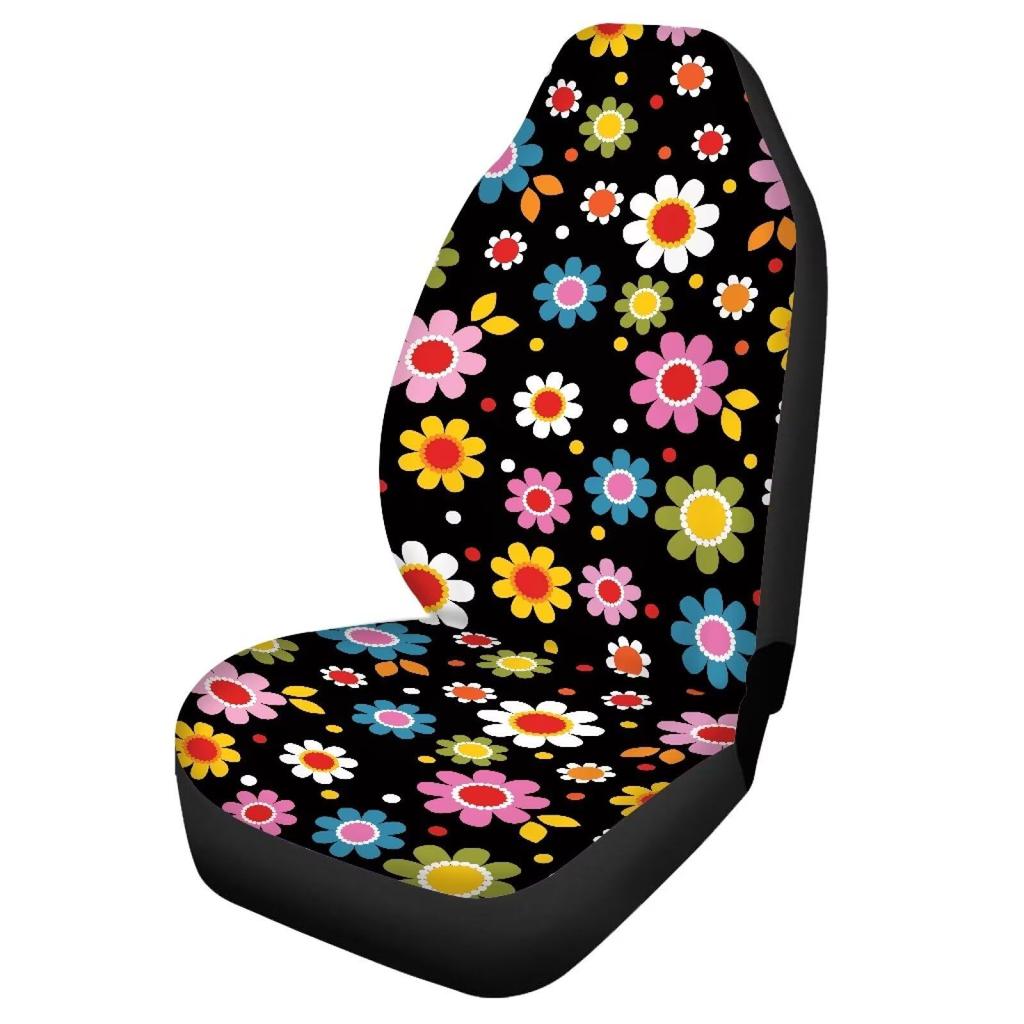 The Same Small Daisy Rainbow Pattern Car Seat Cover Car Seat Cover