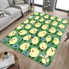 1PC Chicks Flowers Non-Slip Floor Carpet, Suitable for Office, Bedroomand Playrooms. It Can Also Be Used As a Sofa Footrest cover-T34