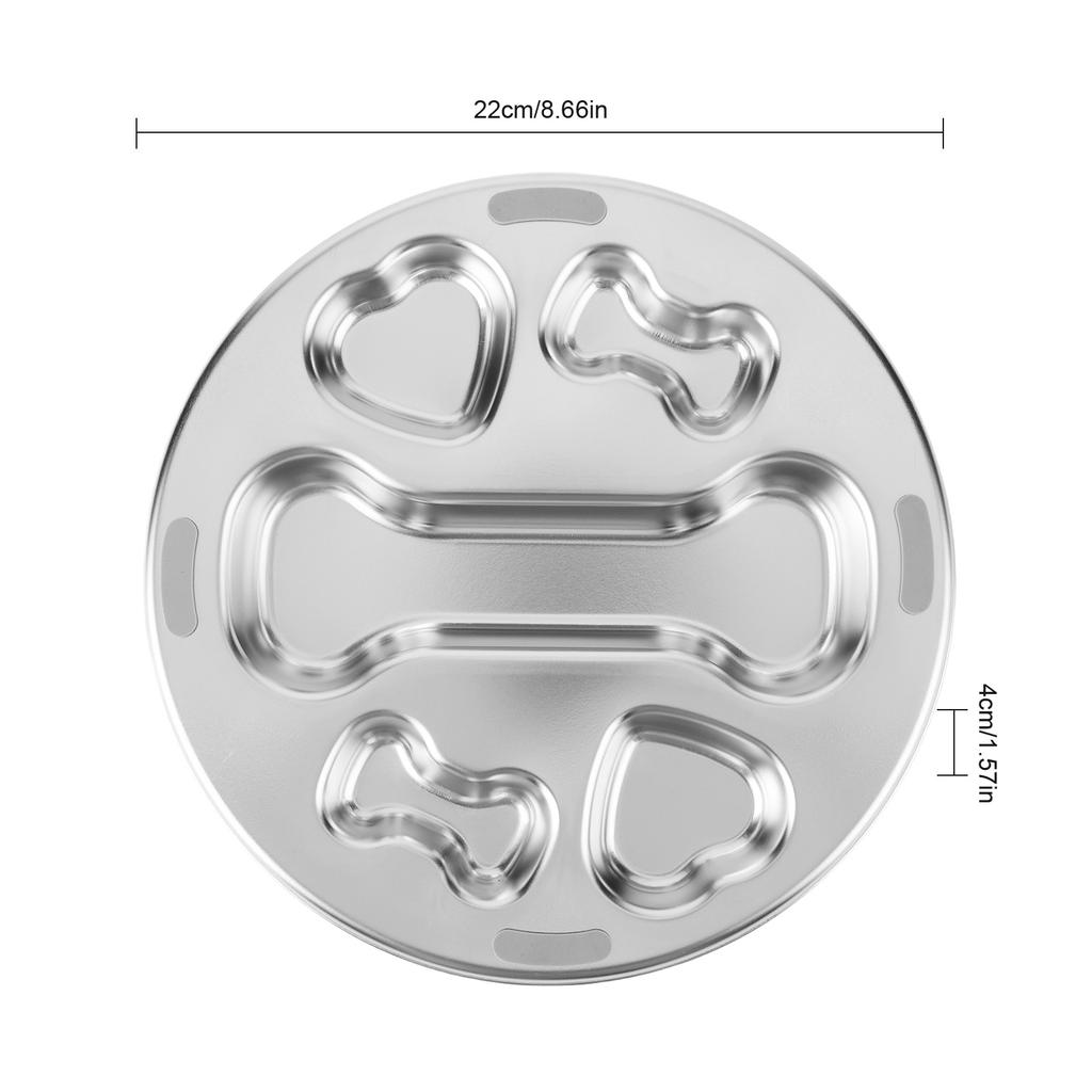 304 Stainless Steel Slow Feeder Dog Bowls with Non-Slip Mat Dog Wat Anti-Choking Dog Water Bowl for Small & Medium Dogs