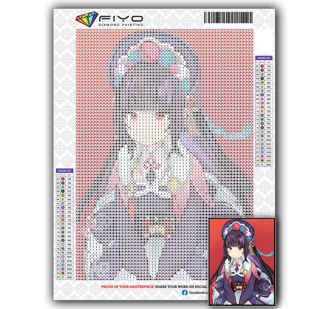 Diamond Painting Genshin YunJin Stitch Diamond Mosaic Craft Diamond Embroidery Painting
