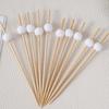 100/200Pcs Golf Club Cocktail Picks Decorative Bamboo Skewer Sticks Party Buffet Cupcake Food Fruit Drink Appetizer Sticks