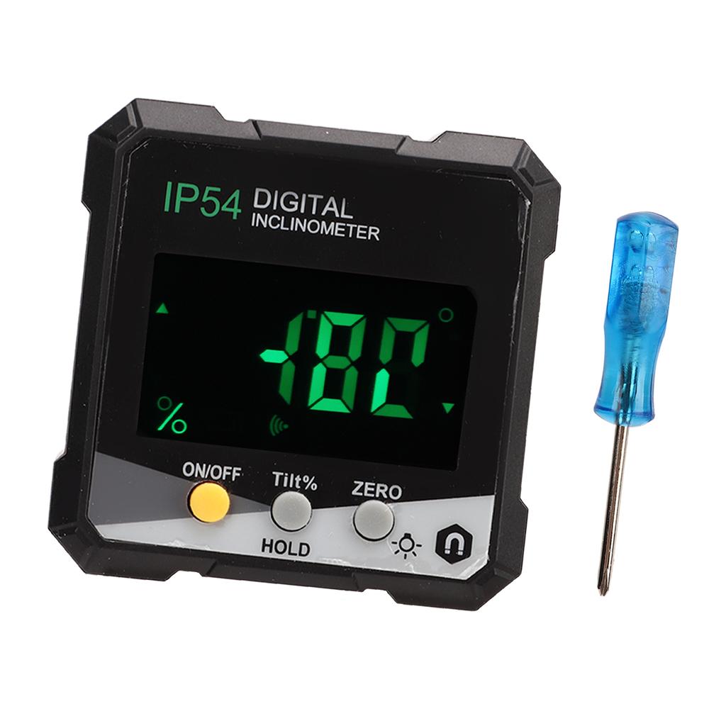 Digital Inclinometer LCD Display Protractor Magnetic Level Box Angle Finder Measuring Tool