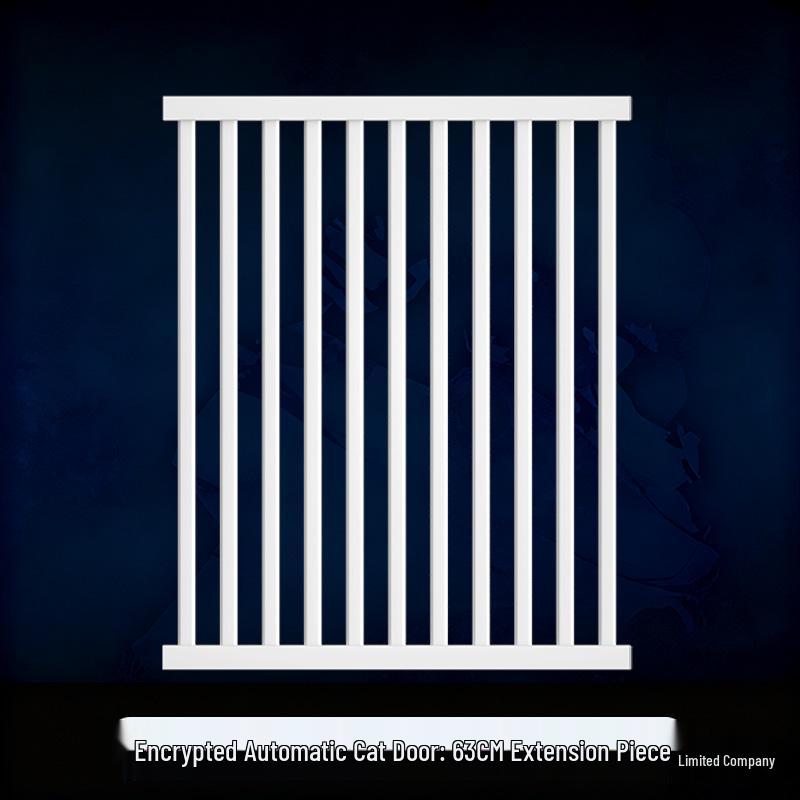 Cat Door Barrier: Auto-Close Pet Gate for Indoor, Balcony, or Stairway - No Drilling Needed