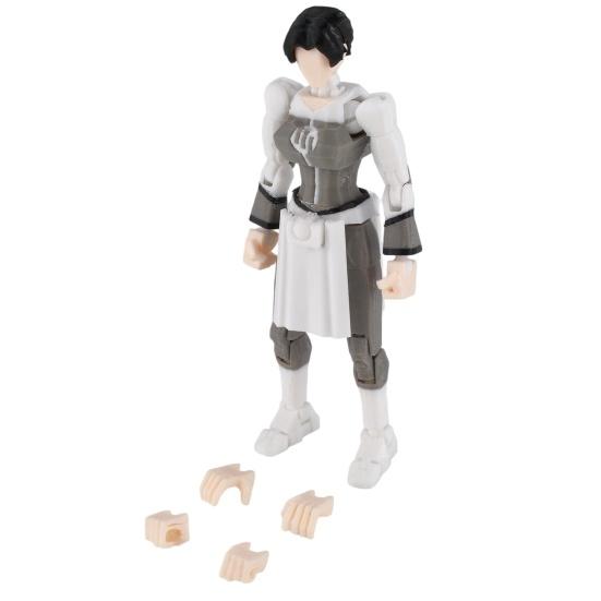 3D Printed Action Figure with Accessories Posable Cartoon Character Model Movable Joints Figure Decoration Collectible Gift for Animation Lovers