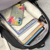 School bag couple Korean version ins solid color college style casual versatile backpack junior high school student large capacity backpack