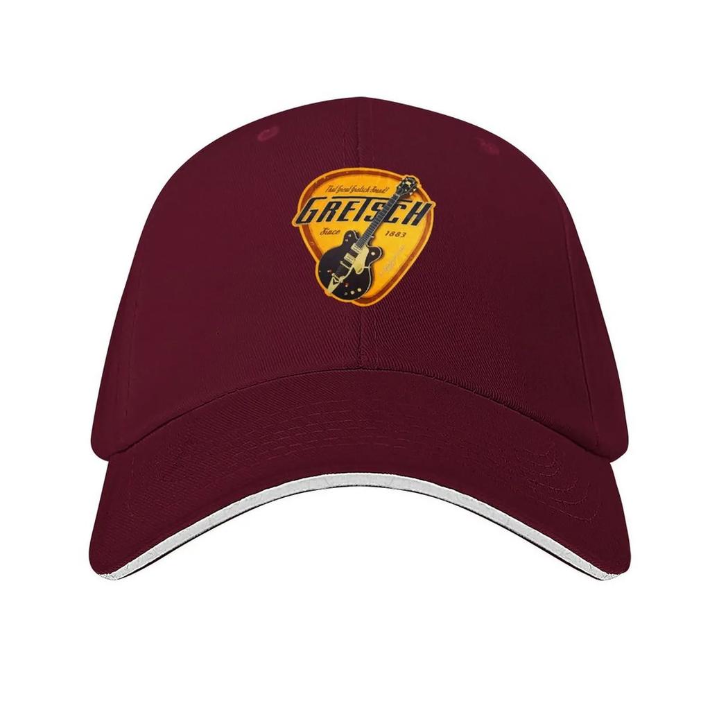 Vintage Gretsch Legendary Guitar Pick  Plectrum  Country GentleUnisex Baseball Cap Sun Hat Party Hat Caps Unisex Womens