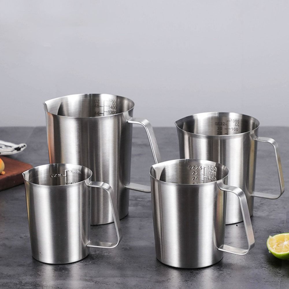 Stainless Steel Stainless Steel Cup 500/1000/1500/2000ML Coffee Latte Cup Home Kitchen