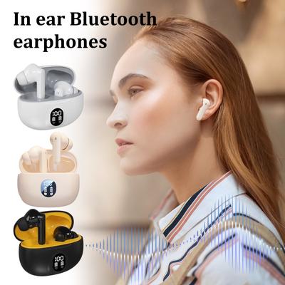 Vezeték nélküli fülhallgató Bluetooth fejhallgató 76 (60+8+8) Óra Fülhallgató IPX7 Vízálló sportfejhallgató Fülhorog Fülhorog
