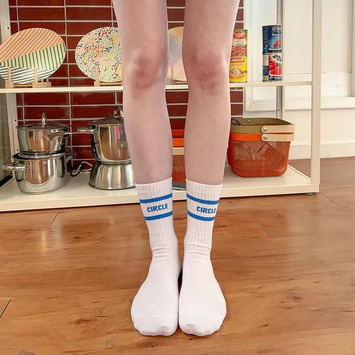 Ribbon socks | Blue
