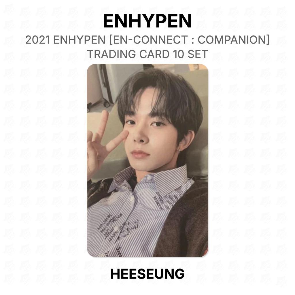 ENHYPEN 2021 ENHYPEN [EN-CONNECT : COMPANION] TRADING CARD 10 SET Official Photocard