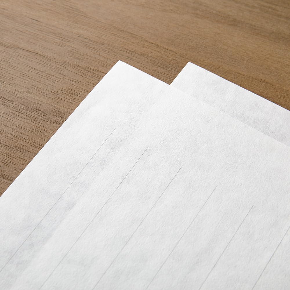 DESIGNPHIL MIDORI Letter Paper, Thick Ruled, for Beautiful Letter Writing, 20437006 (x 2)