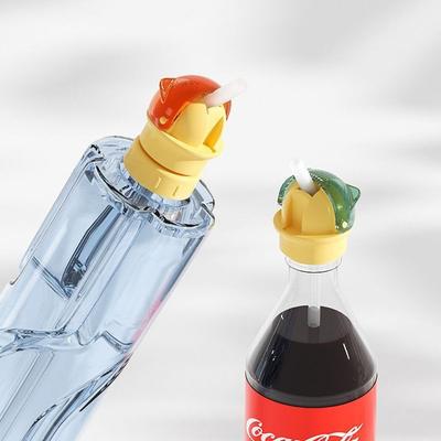Pajita de Silicona Tubo para Beber Botella Tapa de Repuesto Alimentación Niños Bebida Infantil Tapa de Botella de Agua para Bebé