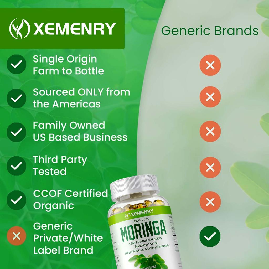 Moringa - boosts energy, metabolism and immune support