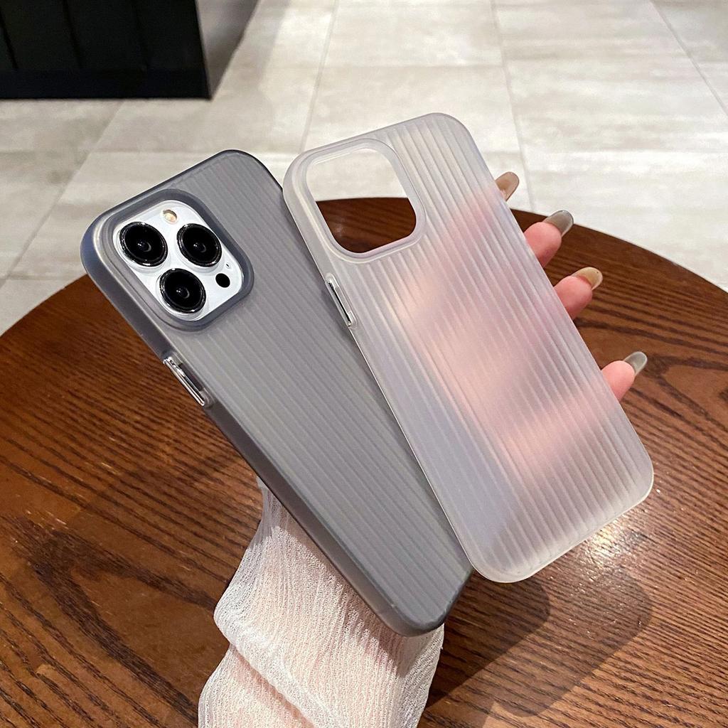 Skin Friendly Phone Case for iPhone 11 12 13 14 15 16 iPhone 11 12 13 14 15 16 Pro 12 13 14 15 16 Pro Max Luxury Corrugated Pattern Shockproof Cover