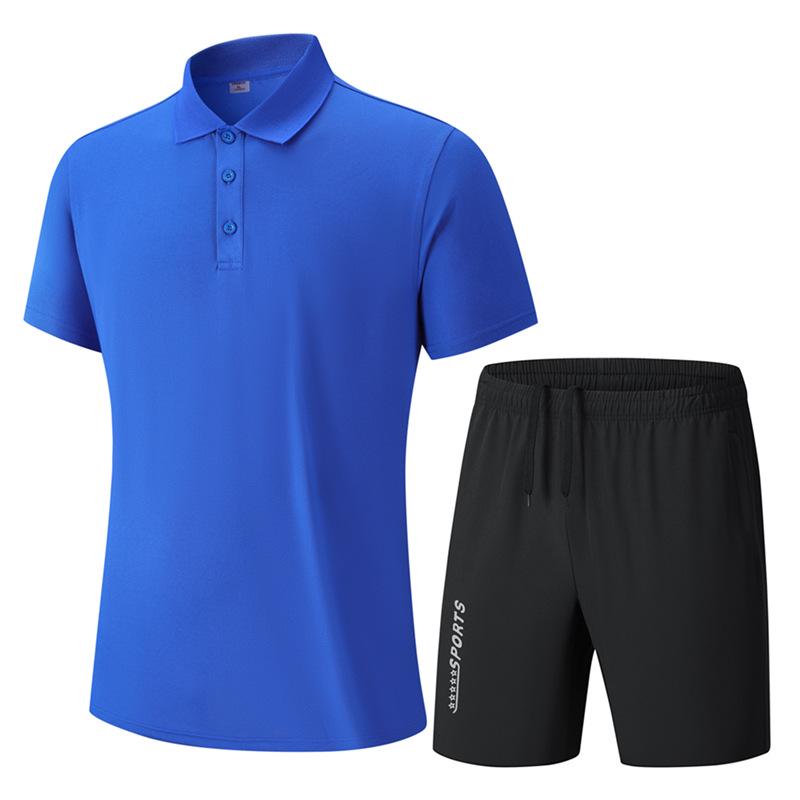 2026 Men's Casual Cotton Polo and Pants Set – Breathable, Comfortable, Customizable
