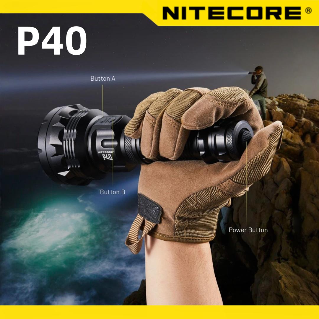 NITECORE Lukturis P40 Meklēšanas Gaismas Medības