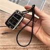 Lanière de cou en cuir véritable Cordon à clés Corde Lanière de poignet faite à la main Porte-clés en cuir de vache Lanière simple pour téléphone portable Lanière porte-clés anti-perte