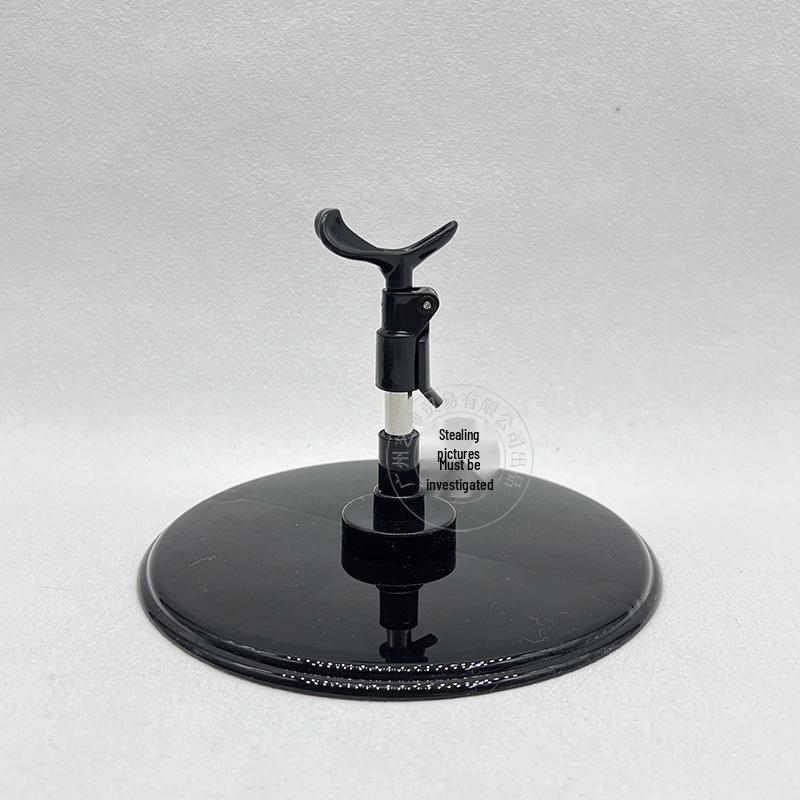 Adjustable Stainless Steel Doll Stand for 30cm to 60cm BJD Dolls with Multiple Support Points