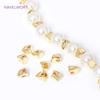 18K Gold Plated Brass Bulk Beads Irregular Spacer Beads Separators For Jewelry Making DIY Bracelet Necklace Findings Wholesale