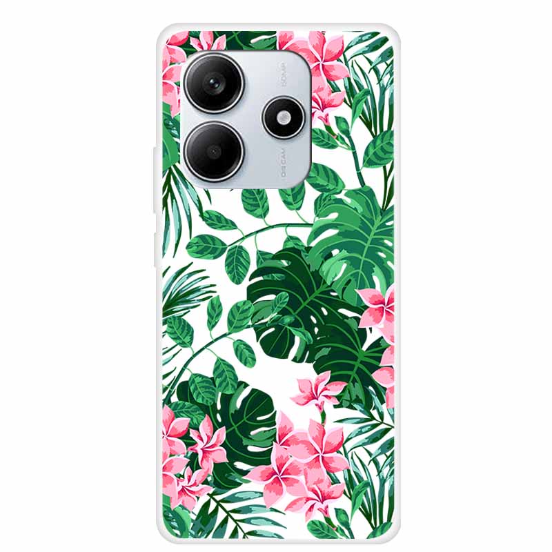For Redmi Note 14 5G 2025 Phone Case Clear Transparent Edge TPU Silicone Soft Back Cover Case For Redmi Note 14 Case Coque Funda