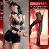 Sexy lingerie sexy bunny hot police uniform free crotch cosplay flirting uniform fun suit
