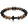 JYL TS Bracelet Men's  Beads Evokes Vintage Style & Strength