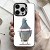 Funny P-Pigeon Mischief   Phone Case For iPhone17,16,15,14,13,12,11 Plus,Pro Max Black Candy Silver Plated Cover