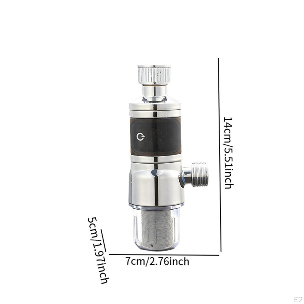 Shower Thermometer for Handheld Sprinkler Head Waterproof Instant Readings Bath Water Power