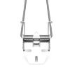 Car Hat Holder Stainless Steel Vehicle Mounted Sun Hat Rack Adjustable Clip Type Storage Organizer for Car Headrest Back Seat