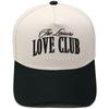 LOVE CLUB three-dimensional embroidery color matching truck driver hat male couple female casual sunshade baseball cap