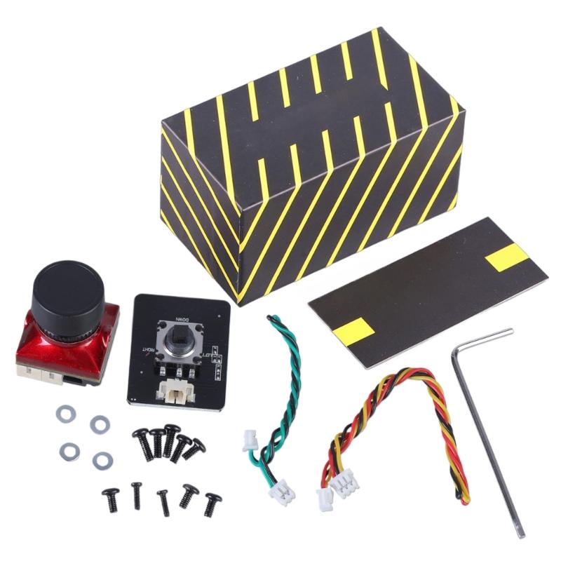 Ratel 2 V2 FPVs Camera 2.1mm Lens Low Noise 1200TVL 165° Camera Format Switchable for Remote Controlled Drones