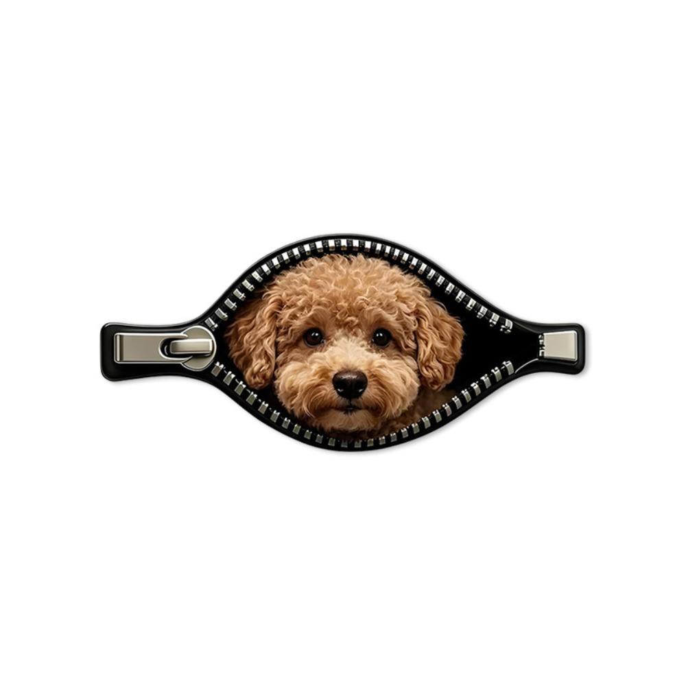 Adesivo Impermeabile per Auto da Cane Design Cerniera Decorazione Auto per Animali Adesivo per Auto da Cane Copri Graffi