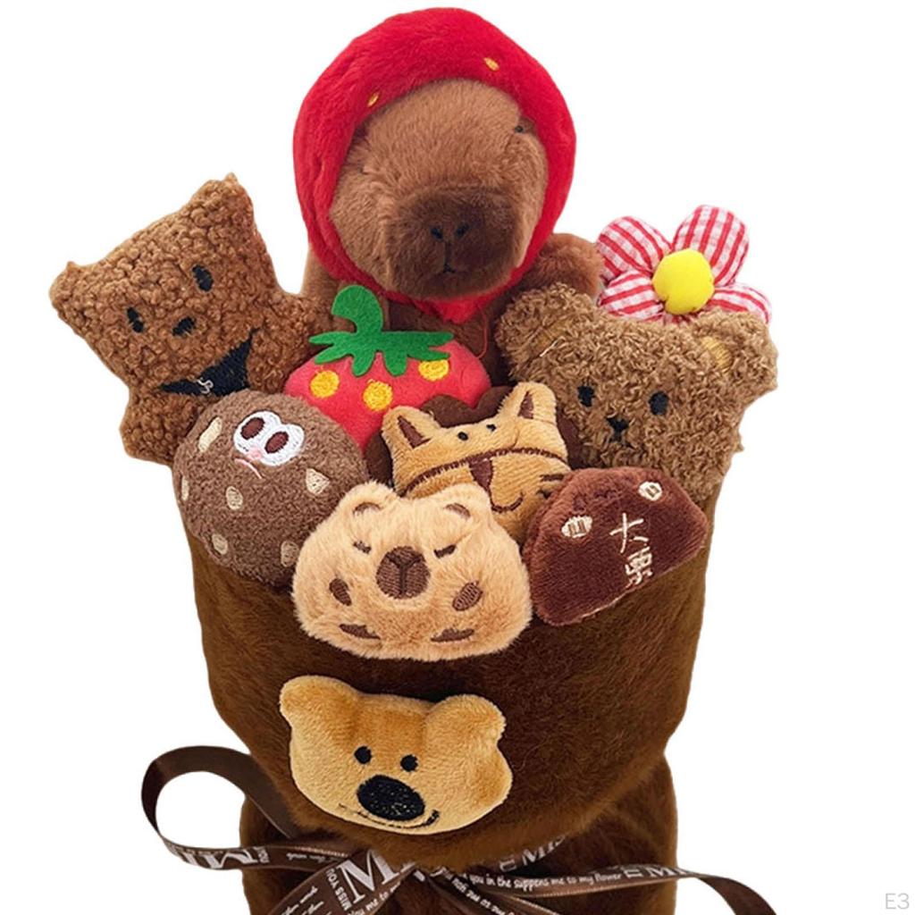 Floral Arrangement with Plush Doll for Special Occasions