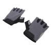 Cycling Gloves Grey Elastic Anti Slip Breathable Shock Absorbing Half Finger Bike Gloves for Road Bi