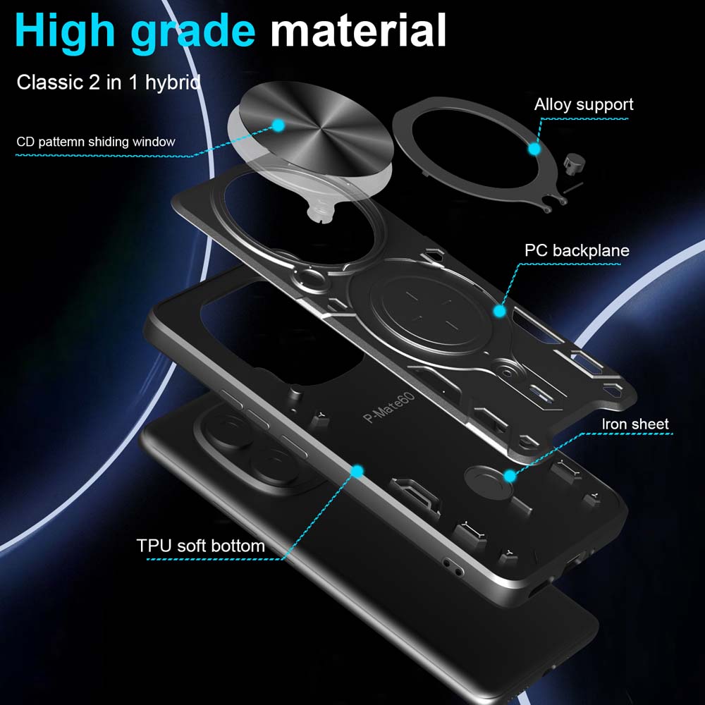 Magsafe Magnetic Camera protection case for Redmi Note 14 Pro 4G 5G Armor Hybrid Metal Ring Back Cover For Redmi Note14 Pro Plus