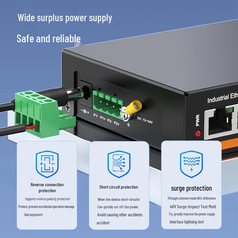 Itcom Industrial Gigabit 8-Port Ethernet Switch